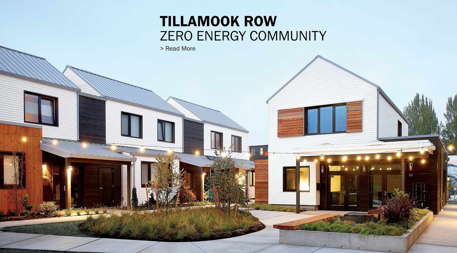 Tillamook Row Zero Energy Community