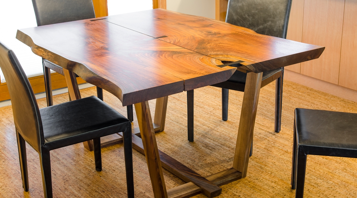 Black walnut table, Ankeny Row